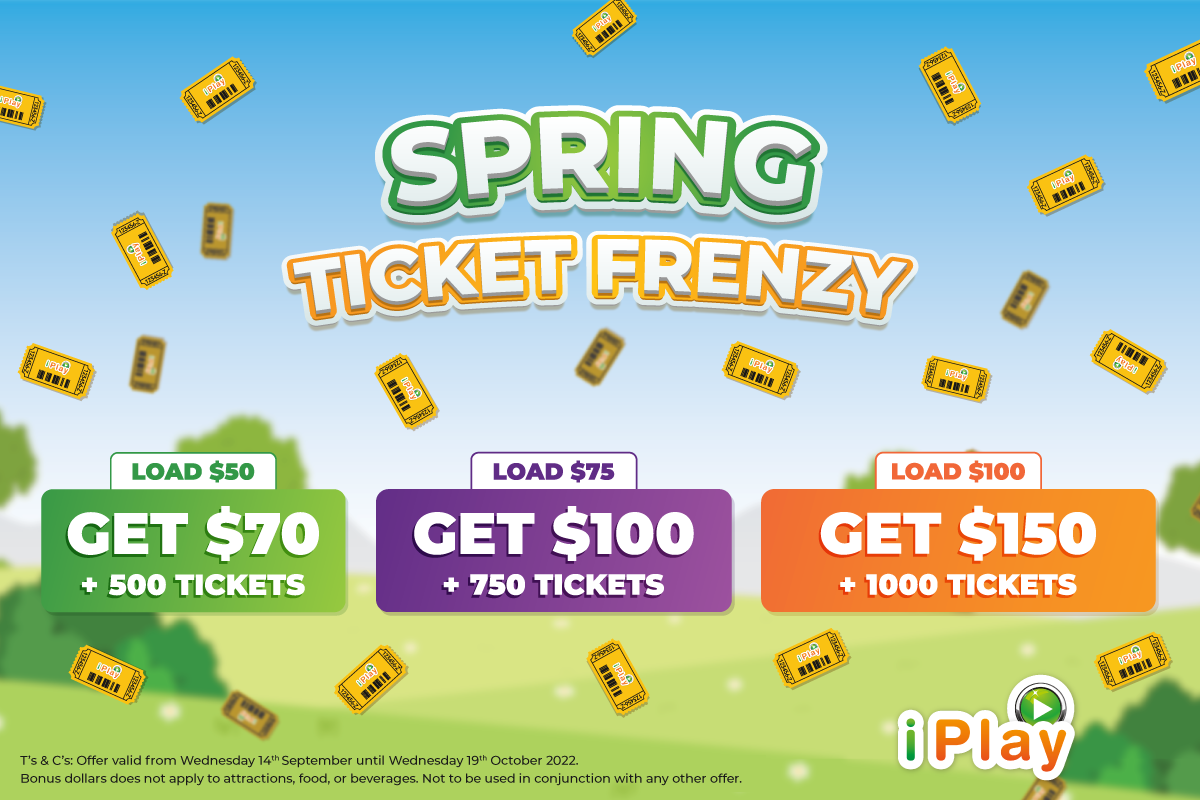 Spring Ticket Frenzy at iPlay!
