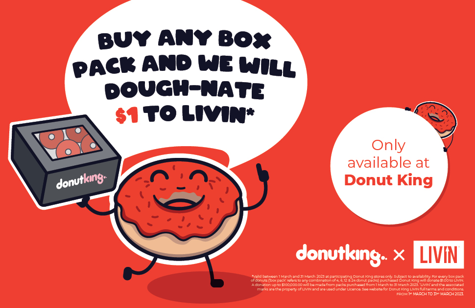 Donut King x Livin Charity