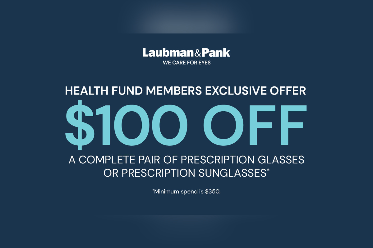 Health Fund Members Get $100 Off Complete Pairs at Laubman & Pank