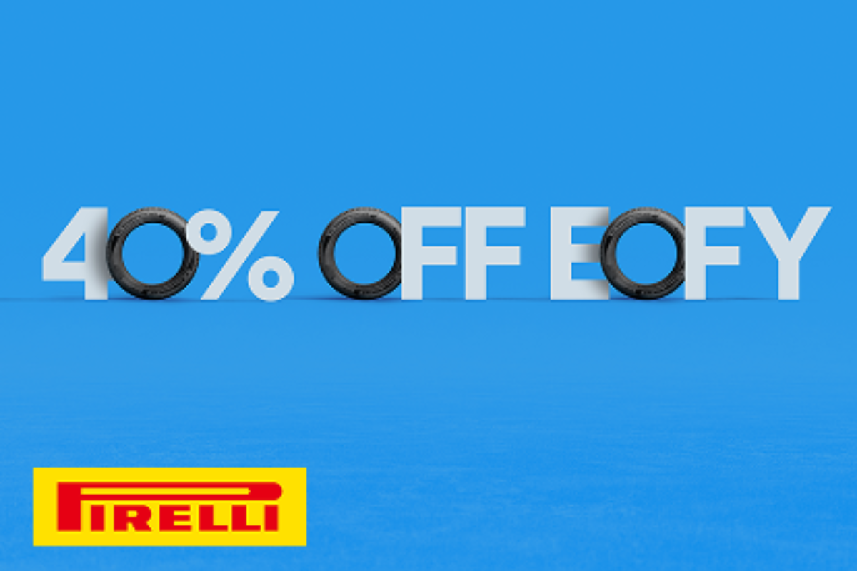 Get 40% off Pirelli tyres this EOFY at mycar Tyre & Auto