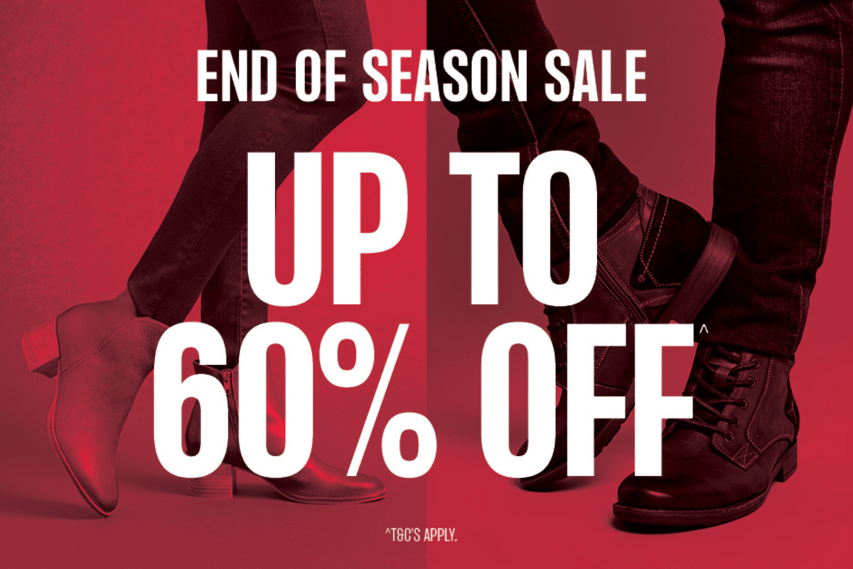 End of Season Sale at Williams