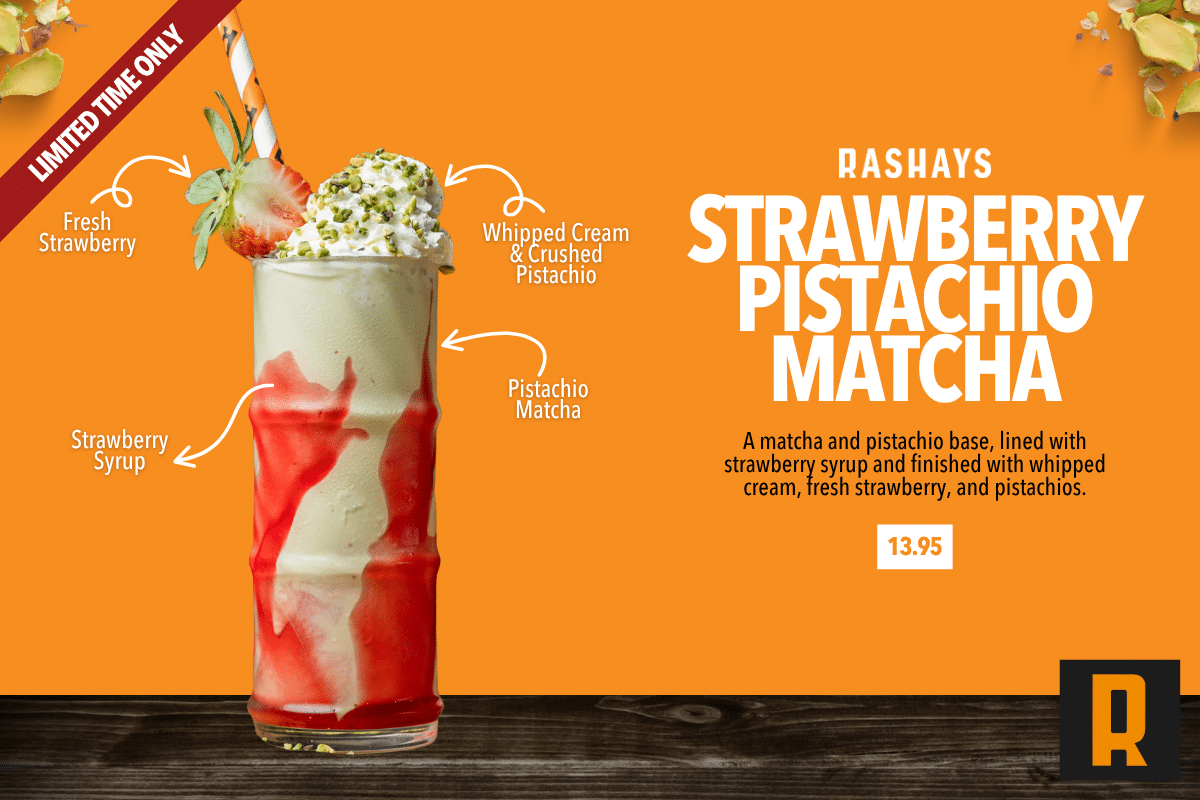 Strawberry Pistachio Matcha