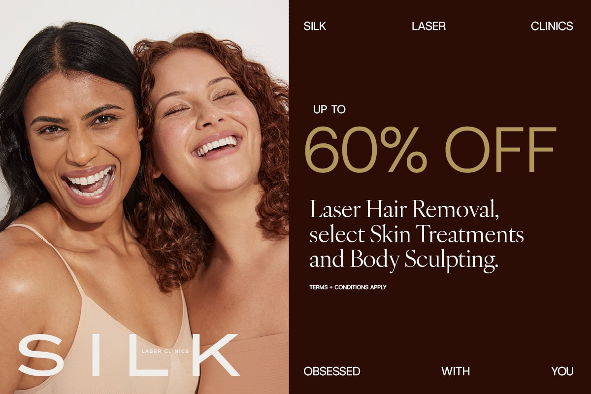 Up to 60% off* SILK Laser Clinics Black Friday Sale!