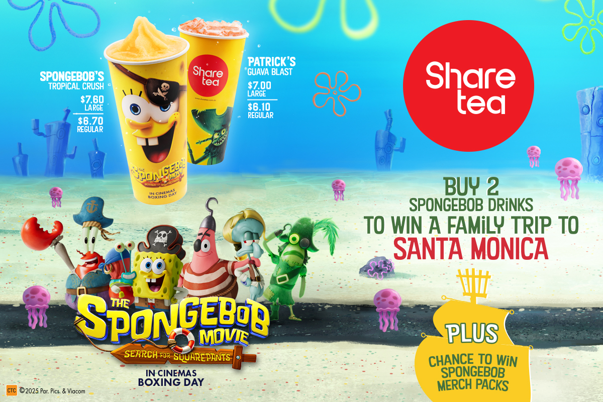 Two new drinks, straight outta Bikini Bottom!