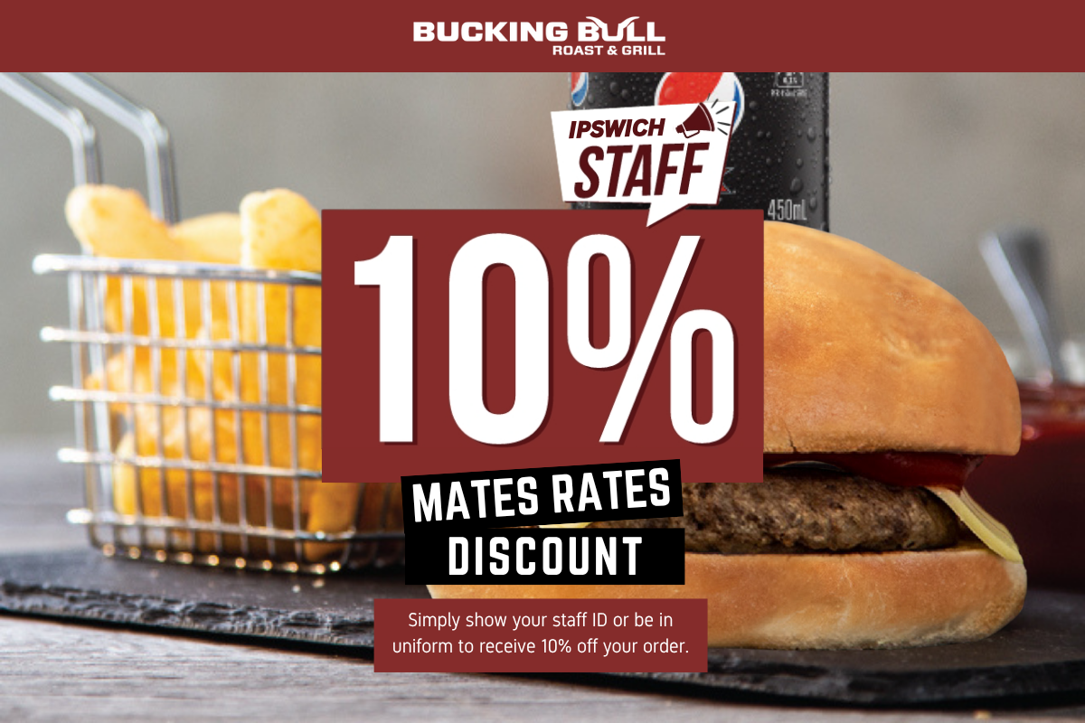 Mates Rates at Bucking Bull