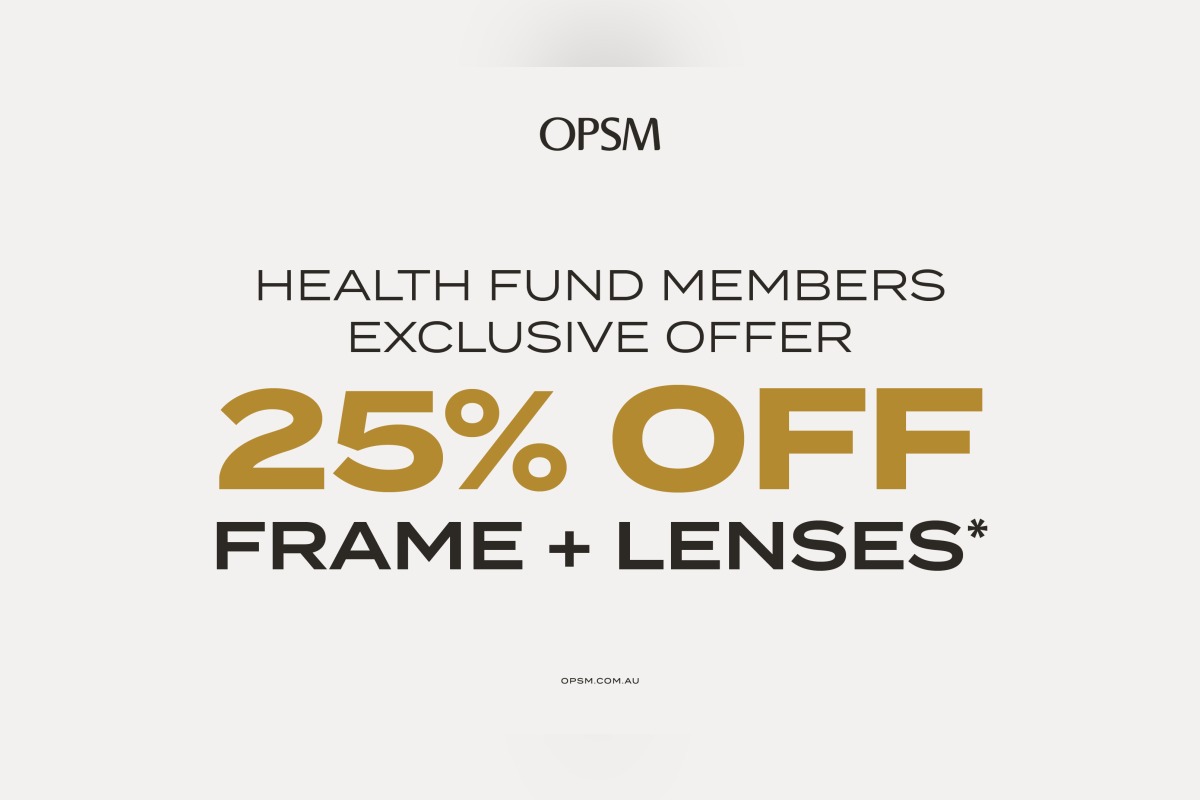 Health Fund Members Exclusive Offer at OPSM