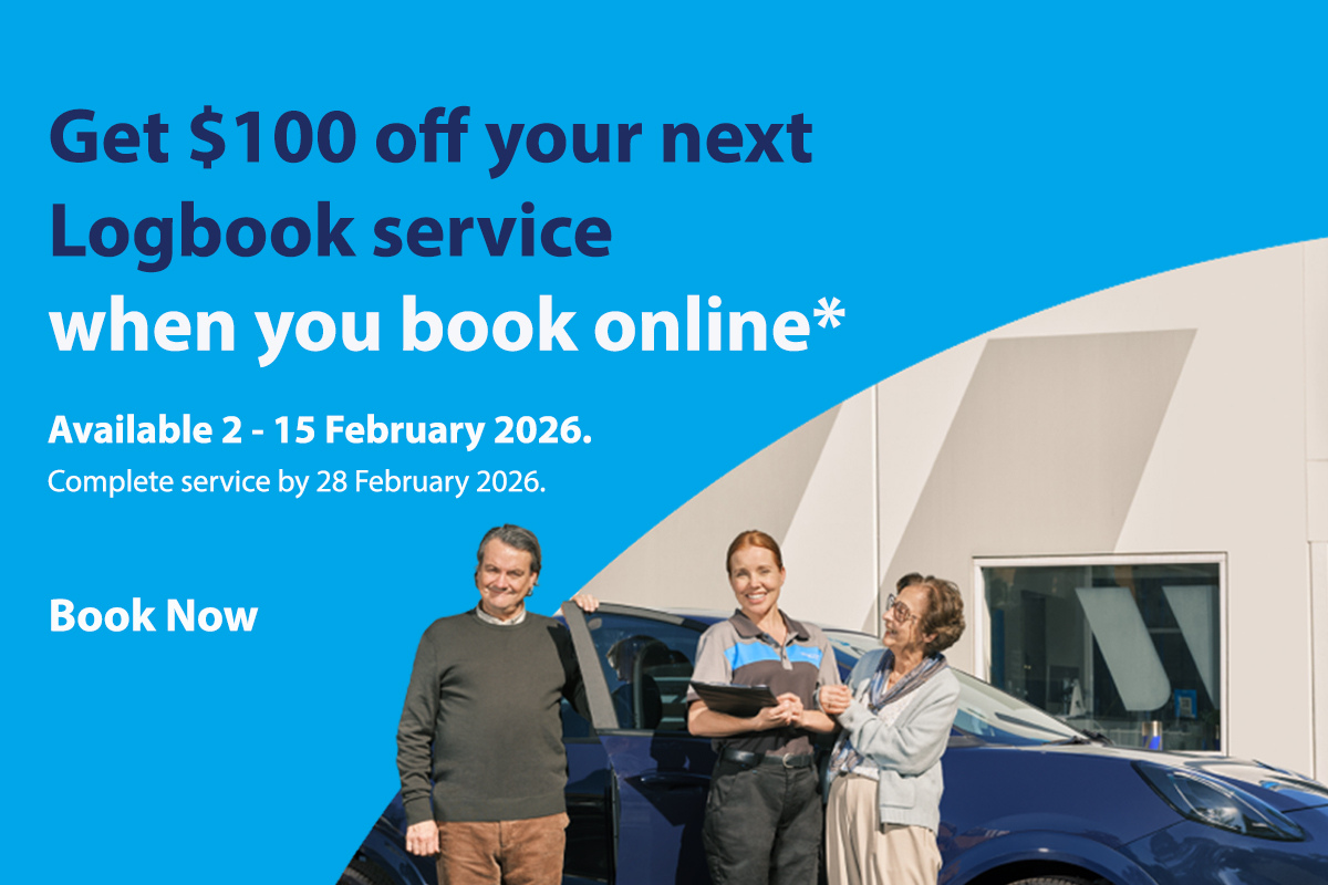 Get $100 off your Logbook Service at mycar Tyre & Auto