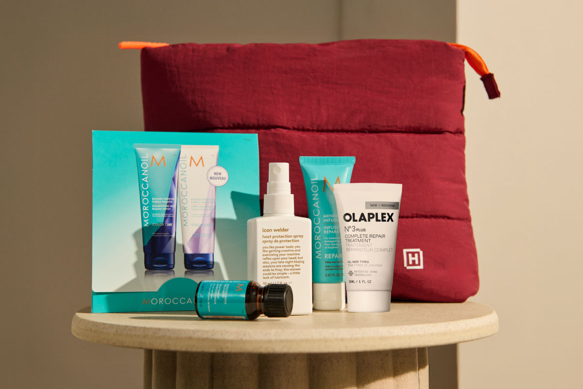 Receive a FREE 5-piece Haircare Gift Bag