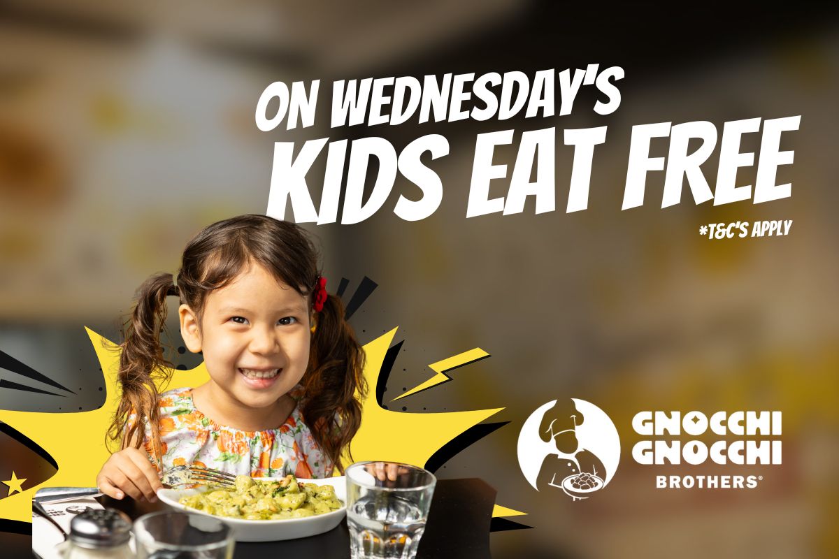 Kids Eat Free at Gnocchi Gnocchi Brothers