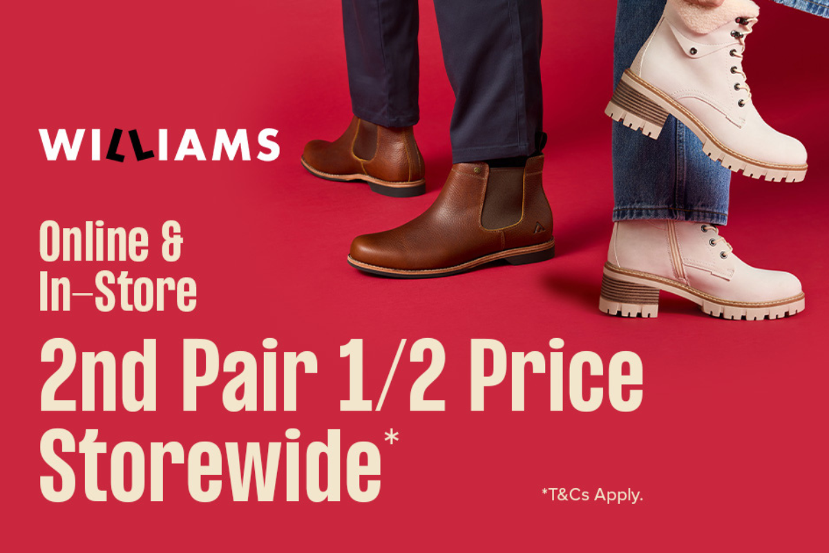 2nd Pair 1/2 Price