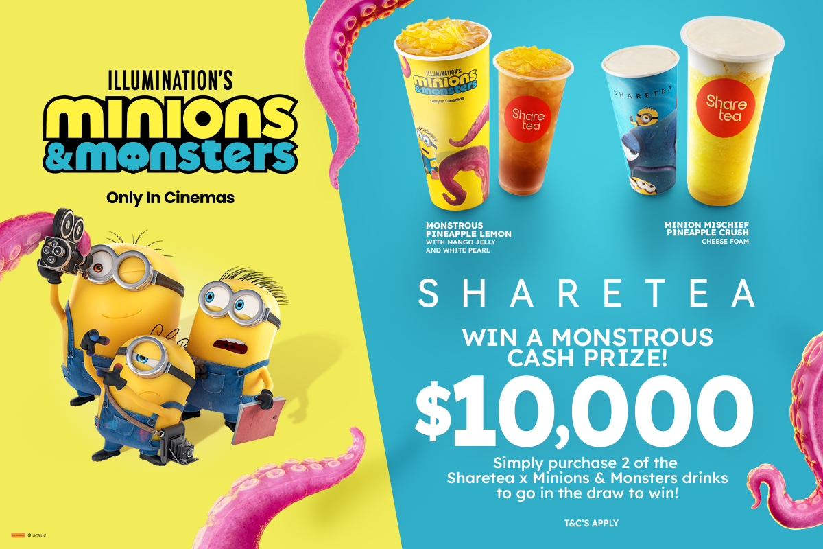 It’s official, the Minions have stormed Sharetea 💛🍍