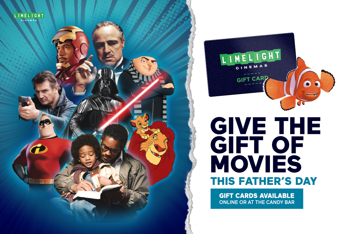Treat Dad to a movie night out this Father’s Day