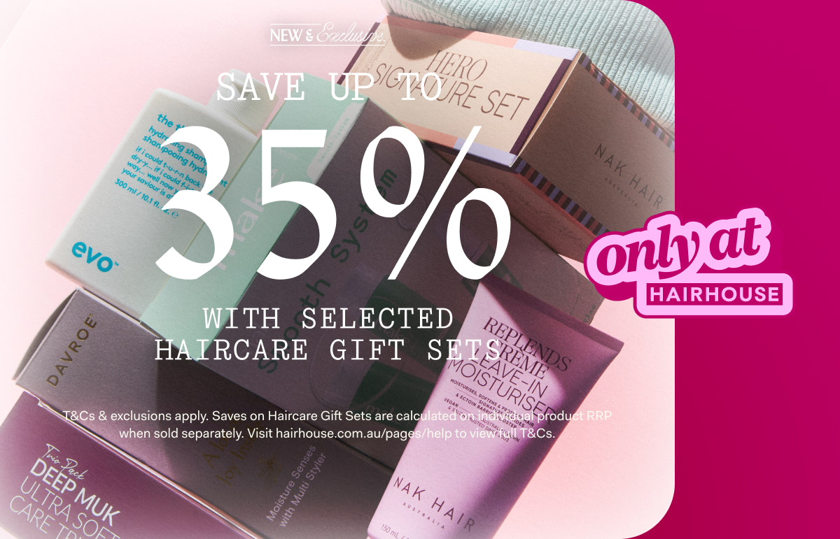 Save Up To 35% on Selected Haircare Gift Sets