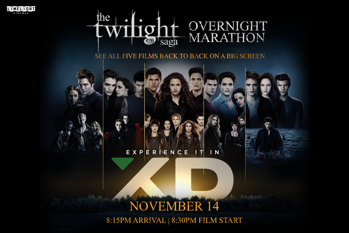 Twilight Saga Overnight Movie Marathon